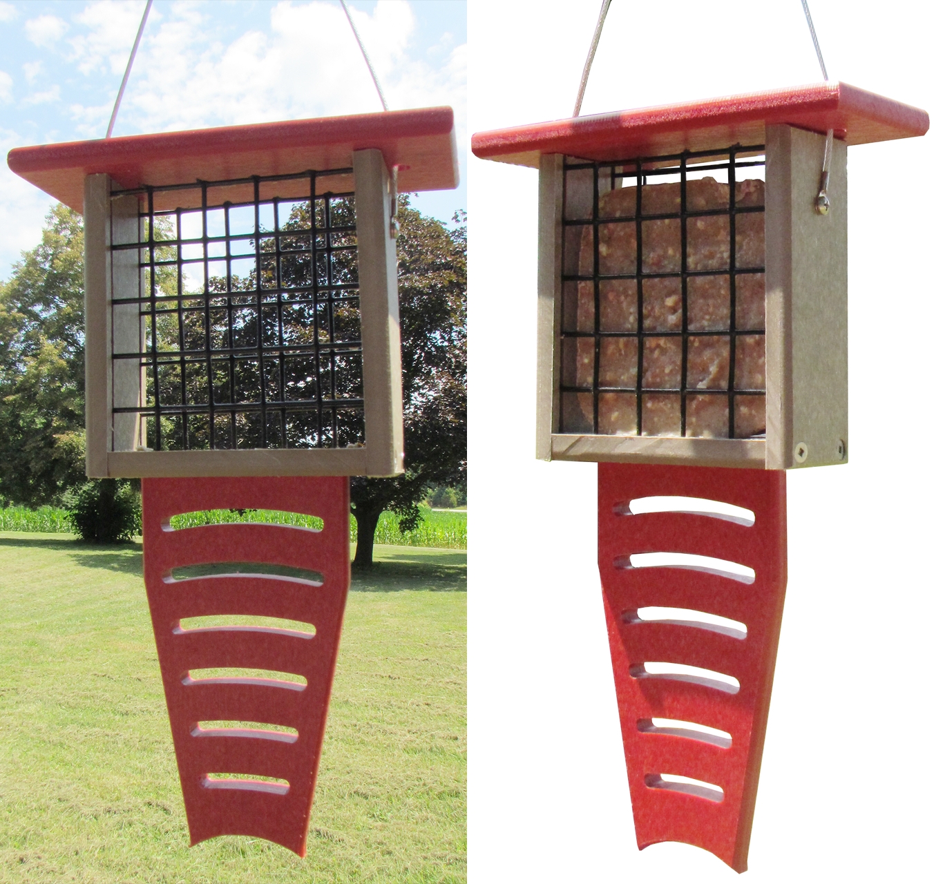 Songbird Recycled Poly Single Tail Prop Feeder